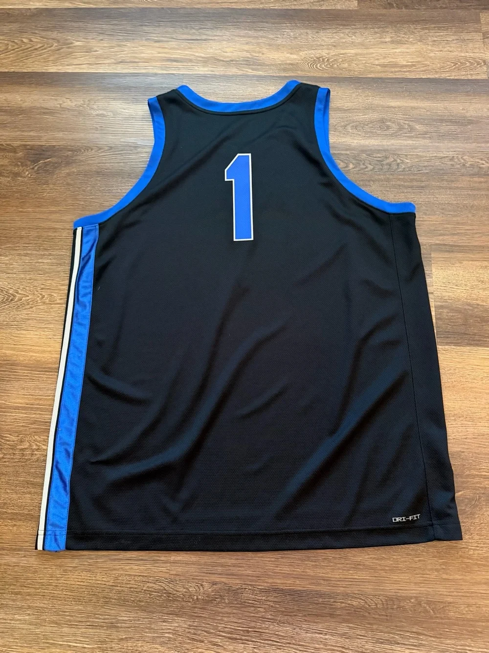 Nike Black and Blue Kentucky Basketball Jersey - #1
